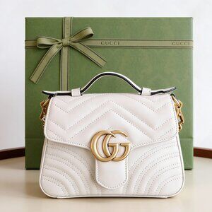 Gucci GG Marmont Mini Top Handle Bag